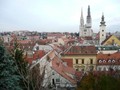 Zagreb Blick von Oberstadt